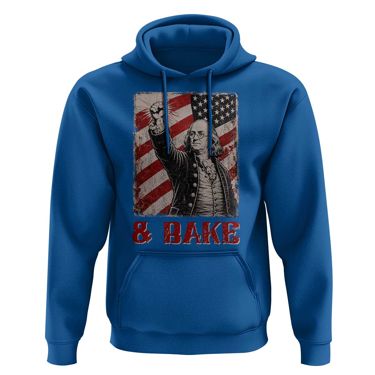 Shake And Bake Benjamin Franklin 4th of July Couple Matching Hoodie