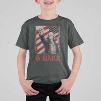 Shake And Bake Benjamin Franklin 4th of July Couple Matching T Shirt For Kid