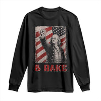 Shake And Bake Benjamin Franklin 4th of July Couple Matching Long Sleeve Shirt
