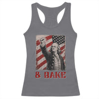 Shake And Bake Benjamin Franklin 4th of July Couple Matching Racerback Tank Top