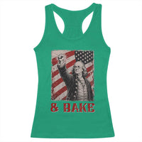 Shake And Bake Benjamin Franklin 4th of July Couple Matching Racerback Tank Top
