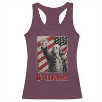 Shake And Bake Benjamin Franklin 4th of July Couple Matching Racerback Tank Top