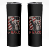 Shake And Bake Benjamin Franklin 4th of July Couple Matching Skinny Tumbler
