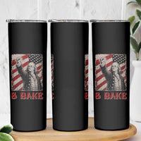 Shake And Bake Benjamin Franklin 4th of July Couple Matching Skinny Tumbler