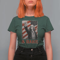 Shake And Bake Benjamin Franklin 4th of July Couple Matching T Shirt For Women