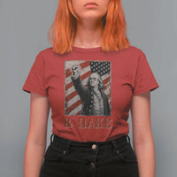 Shake And Bake Benjamin Franklin 4th of July Couple Matching T Shirt For Women
