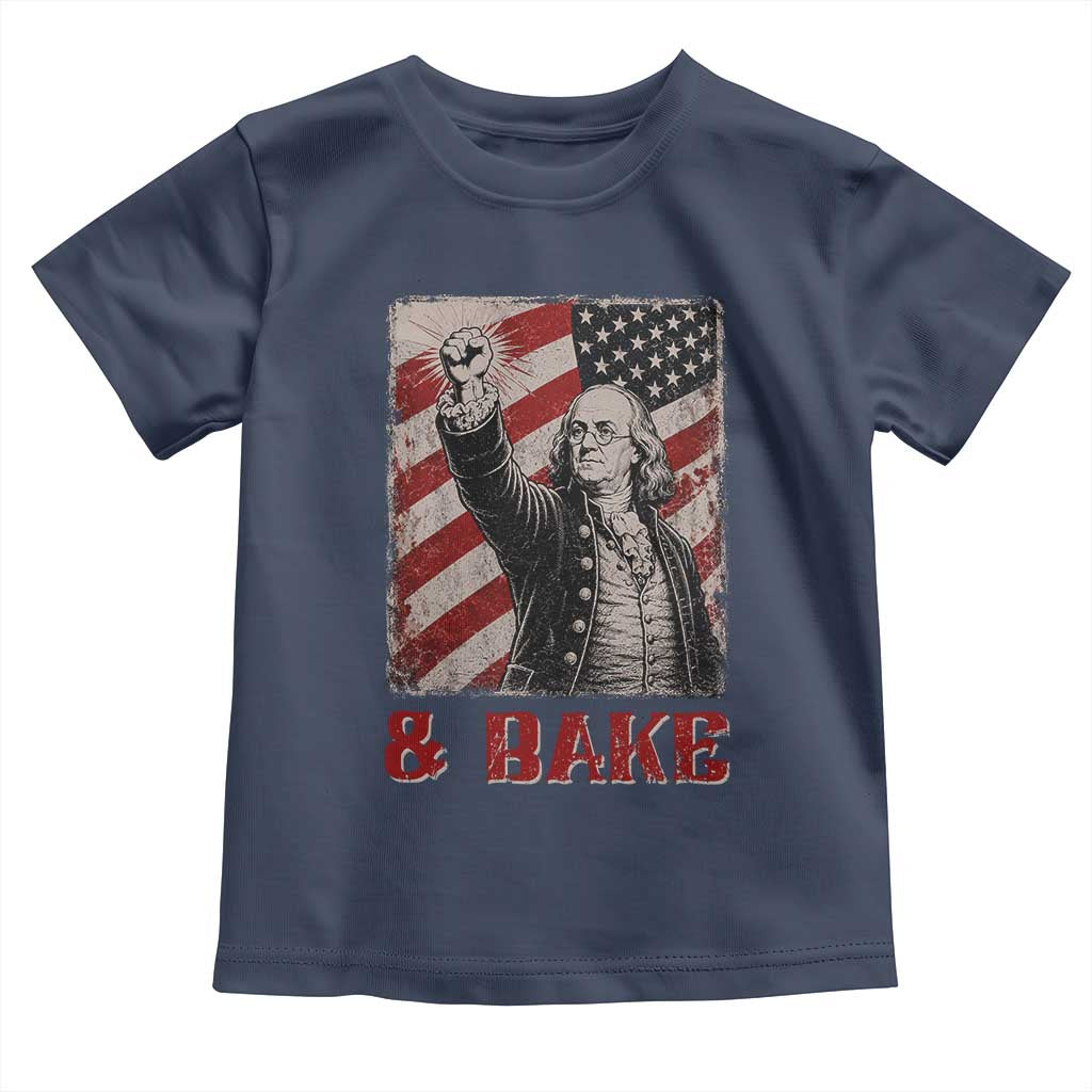 Shake And Bake Benjamin Franklin 4th of July Couple Matching Toddler T Shirt
