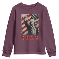 Shake And Bake Benjamin Franklin 4th of July Couple Matching Youth Sweatshirt