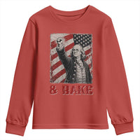 Shake And Bake Benjamin Franklin 4th of July Couple Matching Youth Sweatshirt