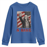Shake And Bake Benjamin Franklin 4th of July Couple Matching Youth Sweatshirt