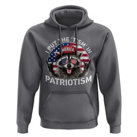 I Put The Tism In Patriotism Hoodie Patriotic Raccoon 4th of July
