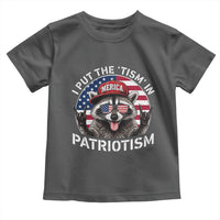 I Put The Tism In Patriotism Toddler T Shirt Patriotic Raccoon 4th of July