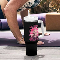 Feeling Cute Might Start A Revolution Later Tumbler With Handle George Washington 4th of July