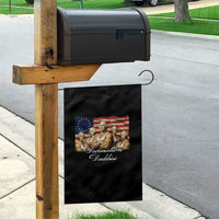 Declaration Daddies Funny 4th of July Founding Fathers Garden Flag Vintage Betsy Ross Flag