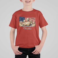 Declaration Daddies Funny 4th of July Founding Fathers T Shirt For Kid Vintage Betsy Ross Flag