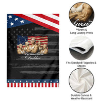 Declaration Daddies Funny 4th of July Founding Fathers Patriotic Garden Flag Vintage Betsy Ross Flag