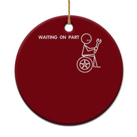 Waiting On Parts Funny Mechanic Ceramic Ornament Car Technician Auto Repair Life