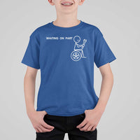 Waiting On Parts Funny Mechanic T Shirt For Kid Car Technician Auto Repair Life