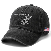 Waiting On Parts Funny Mechanic Washed Cotton Baseball Cap Car Technician Auto Repair Life