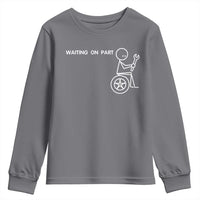 Waiting On Parts Funny Mechanic Youth Sweatshirt Car Technician Auto Repair Life