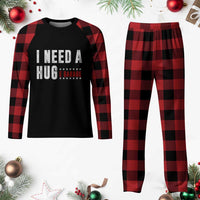 I Need A Huge Garage Funny Mechanic Plaid Pajama Set Car Enthusiast