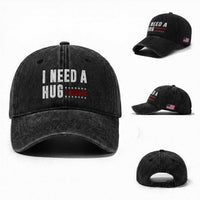 I Need A Huge Garage Funny Mechanic Washed Cotton Baseball Cap Car Enthusiast