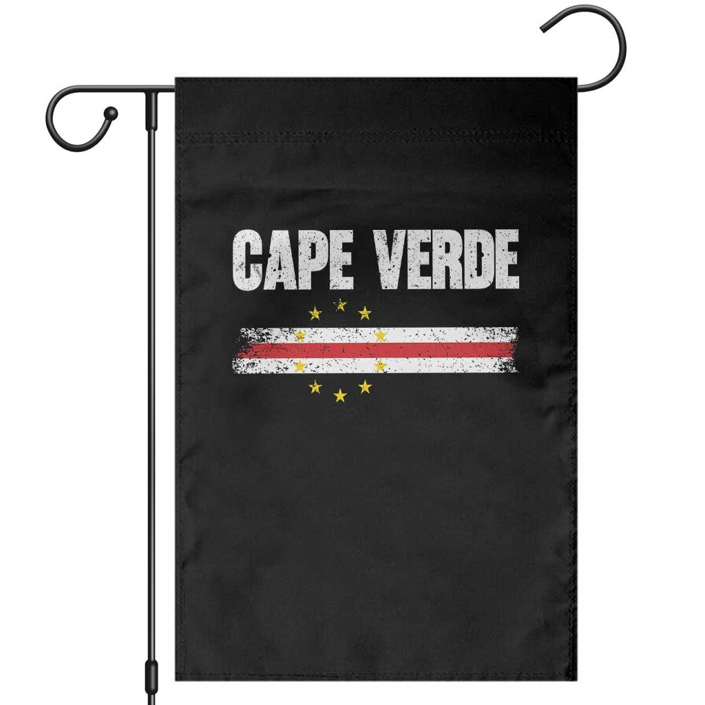 Cape Verde Pride Vintage Cape Verdean Flag 10 Stars Garden Flag