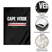 Cape Verde Pride Vintage Cape Verdean Flag 10 Stars Garden Flag