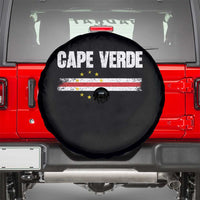 Cape Verde Pride Vintage Cape Verdean Flag 10 Stars Spare Tire Cover