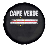 Cape Verde Pride Vintage Cape Verdean Flag 10 Stars Spare Tire Cover