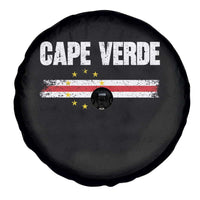 Cape Verde Pride Vintage Cape Verdean Flag 10 Stars Spare Tire Cover