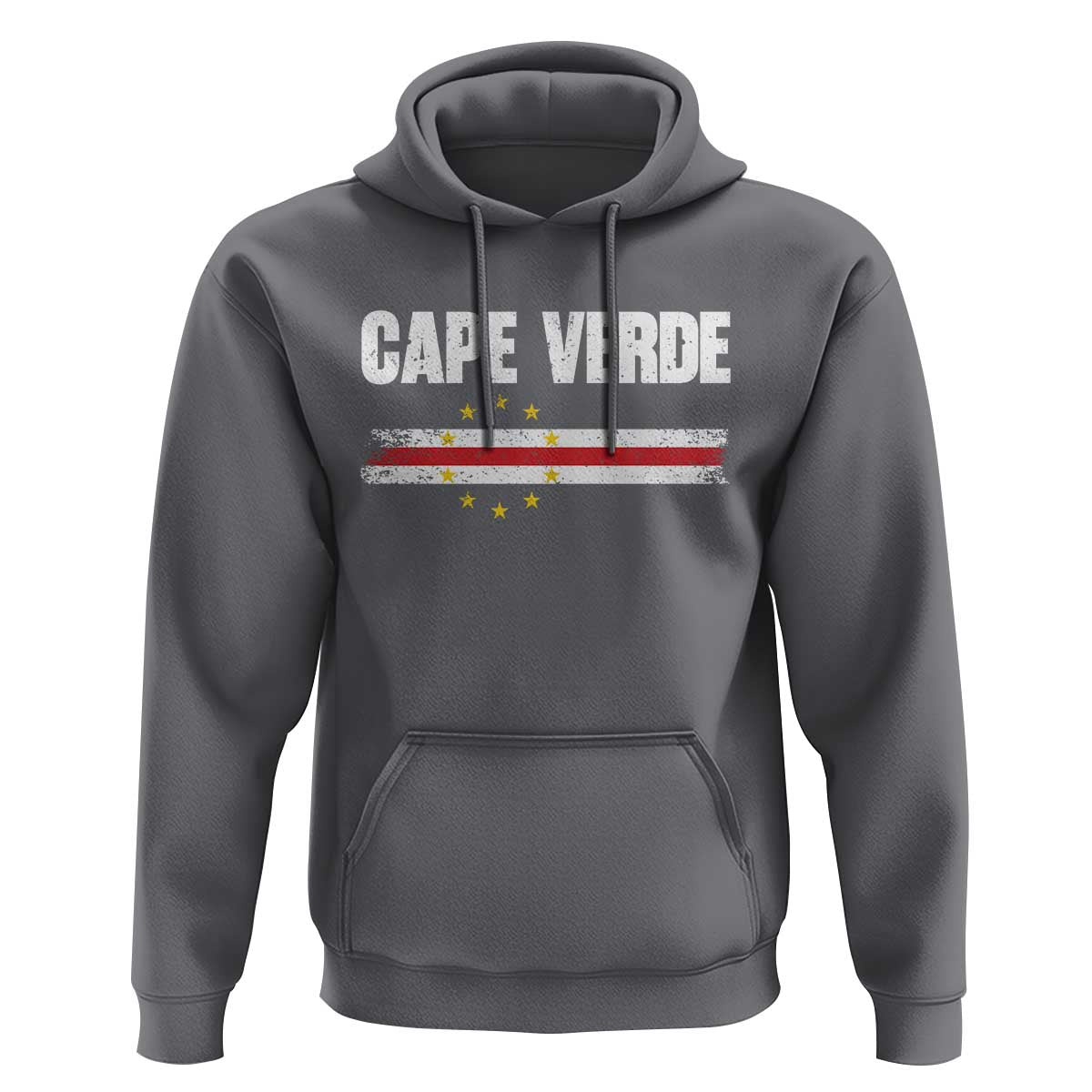 Cape Verde Pride Vintage Cape Verdean Flag 10 Stars Hoodie