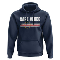 Cape Verde Pride Vintage Cape Verdean Flag 10 Stars Hoodie