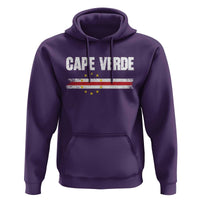 Cape Verde Pride Vintage Cape Verdean Flag 10 Stars Hoodie