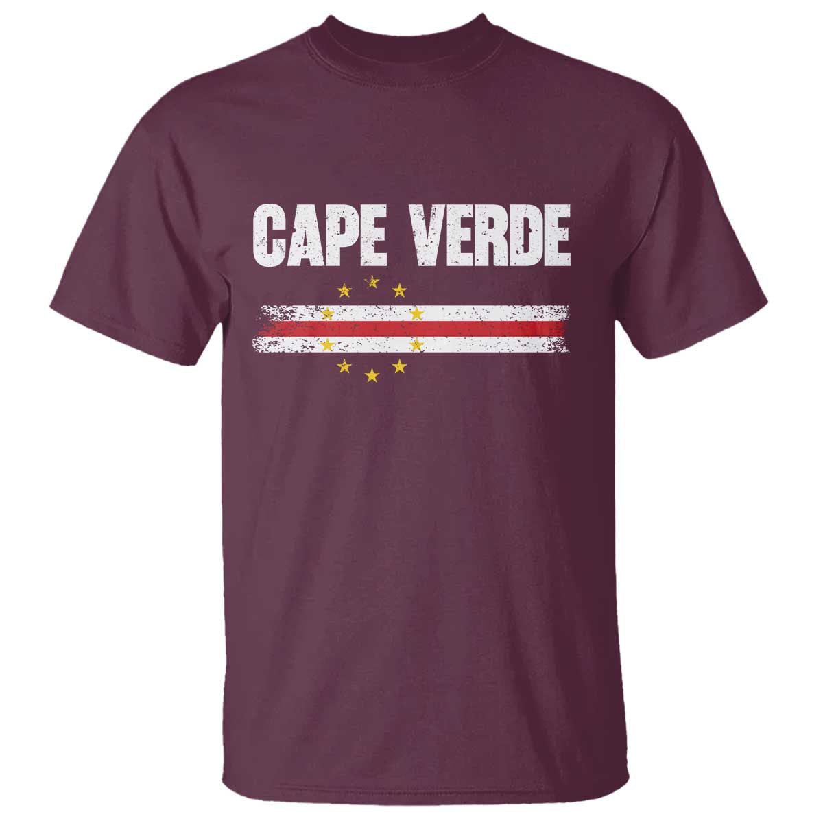 Cape Verde Pride Vintage Cape Verdean Flag 10 Stars T Shirt