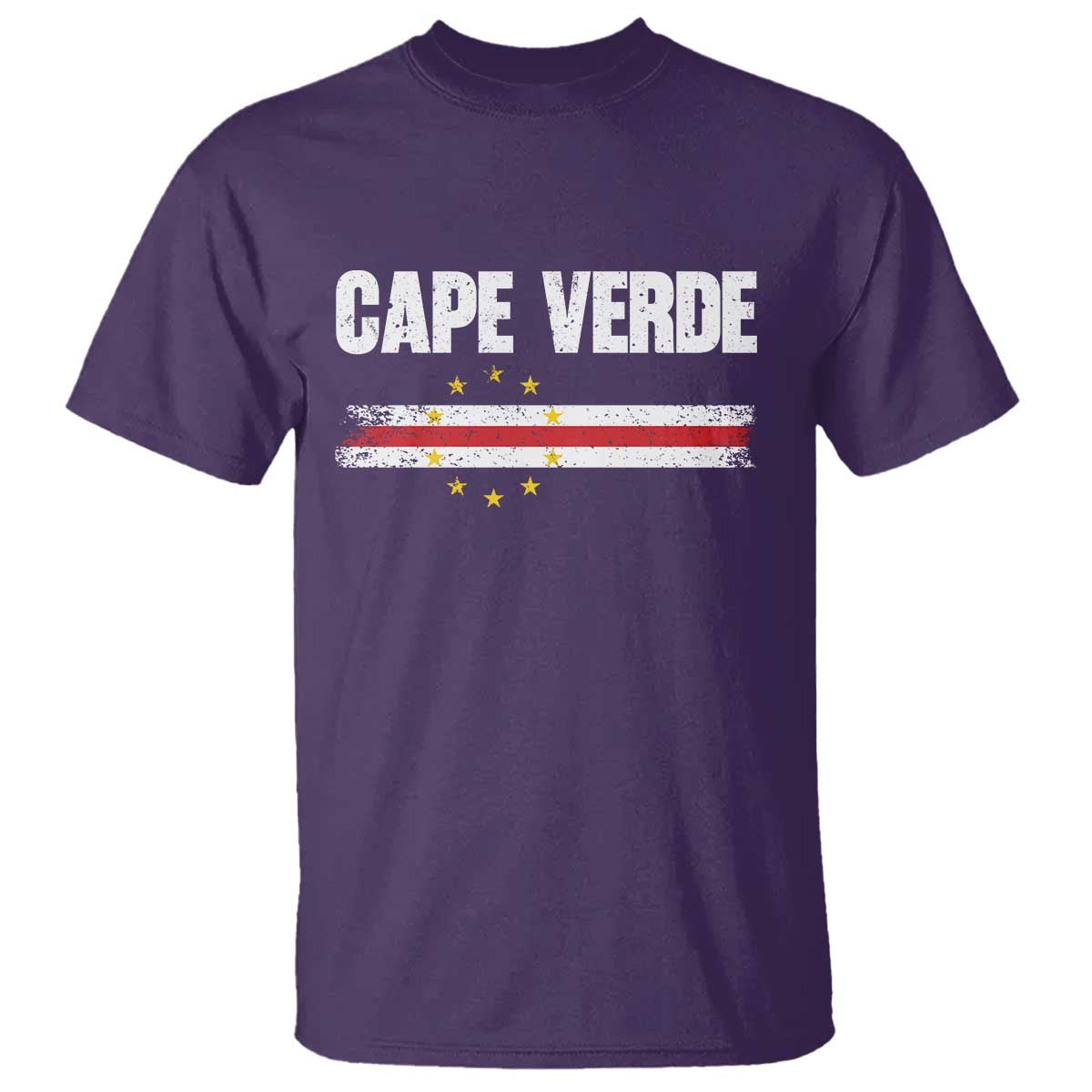 Cape Verde Pride Vintage Cape Verdean Flag 10 Stars T Shirt