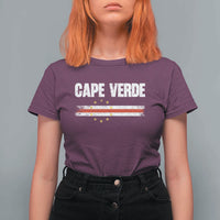 Cape Verde Pride Vintage Cape Verdean Flag 10 Stars T Shirt For Women