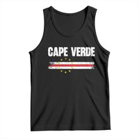 Cape Verde Pride Vintage Cape Verdean Flag 10 Stars Tank Top