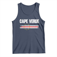 Cape Verde Pride Vintage Cape Verdean Flag 10 Stars Tank Top