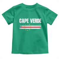 Cape Verde Pride Vintage Cape Verdean Flag 10 Stars Toddler T Shirt