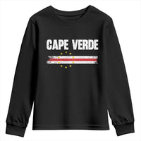 Cape Verde Pride Vintage Cape Verdean Flag 10 Stars Youth Sweatshirt