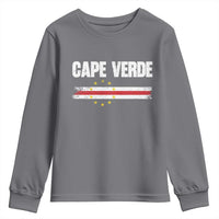 Cape Verde Pride Vintage Cape Verdean Flag 10 Stars Youth Sweatshirt