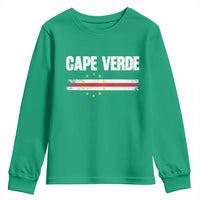 Cape Verde Pride Vintage Cape Verdean Flag 10 Stars Youth Sweatshirt