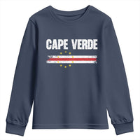 Cape Verde Pride Vintage Cape Verdean Flag 10 Stars Youth Sweatshirt