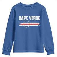 Cape Verde Pride Vintage Cape Verdean Flag 10 Stars Youth Sweatshirt
