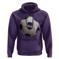Cabo Verde Football Vintage Soccer Ball Graphic Hoodie