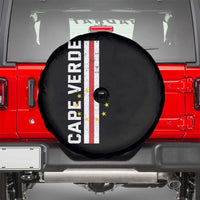 Cabo Verde Pride Vintage Jersey Cape Verdean Flag Spare Tire Cover