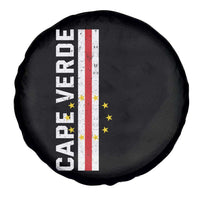 Cabo Verde Pride Vintage Jersey Cape Verdean Flag Spare Tire Cover