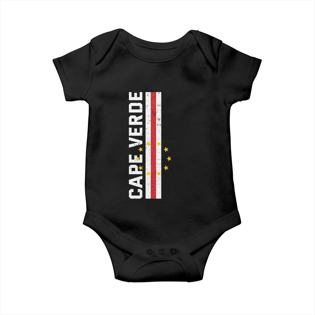 Cabo Verde Pride Vintage Jersey Cape Verdean Flag Baby Onesie