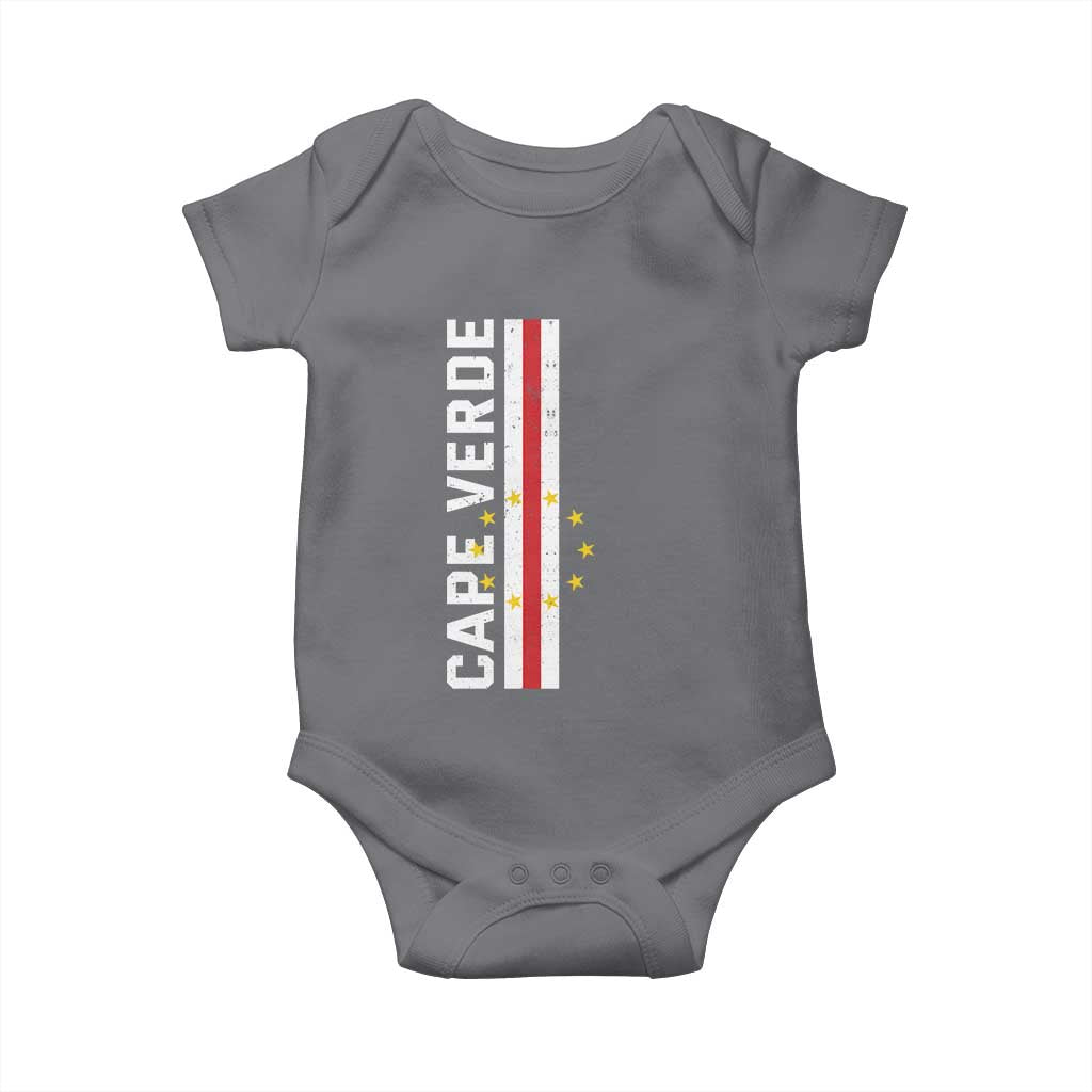 Cabo Verde Pride Vintage Jersey Cape Verdean Flag Baby Onesie